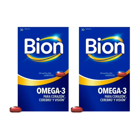 Bion3 Omega-3 With Probiotics, Pack 2 x 30 capsules