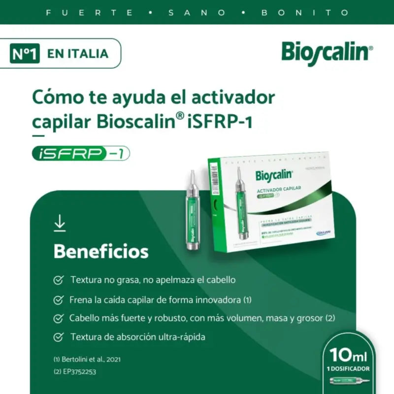 Bioscalin Hair Activator , 1 ampoule, 10 ml