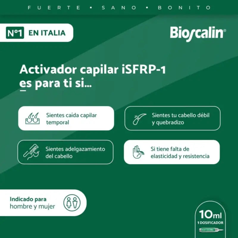 Bioscalin Hair Activator , 1 ampoule, 10 ml