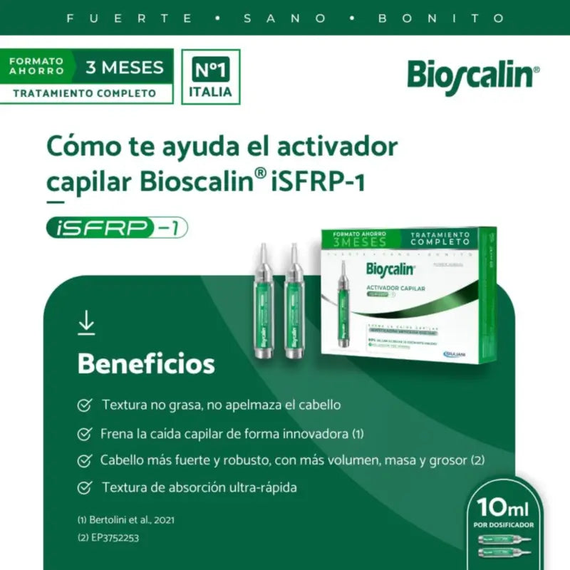 Bioscalin Capillary Activator , 2 ampoules, 10 ml