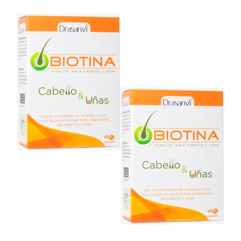Drasanvi Biotin 400 Mcg , 2X45 Tablets
