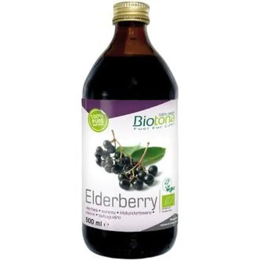 Biotona Elderberry Juice 500Ml. Bio Vegan