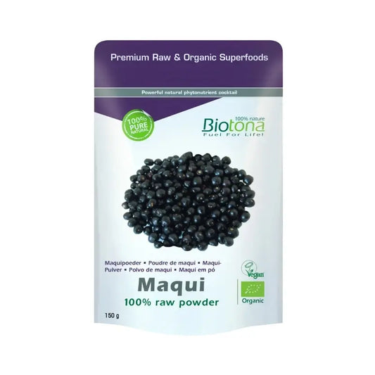 Biotona Maqui Powder - Maqui Raw Powder, 150 g