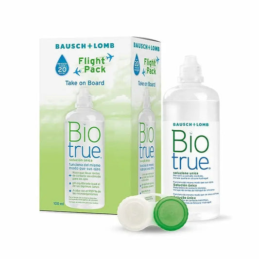 Biotrue Single Solution Flightpack - 100 Ml