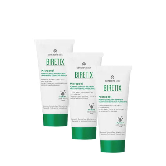 BIRETIX Micropeel Pack of 3 x 50 ml