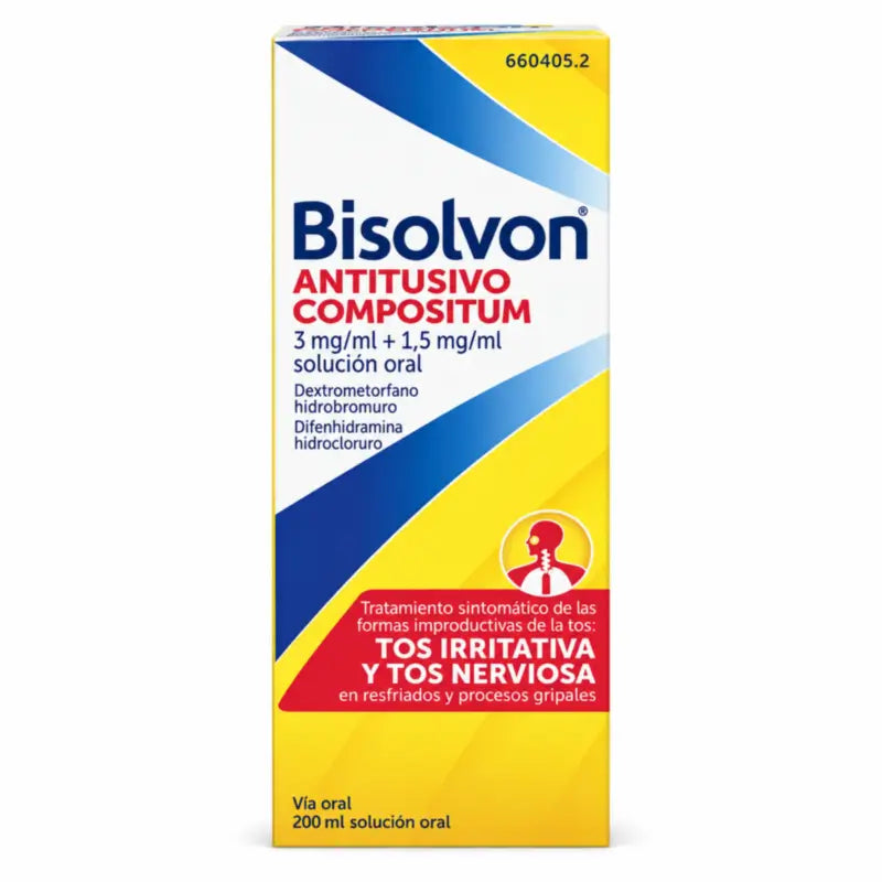 Bisolvon Antitussive Compositum 3/1.5 mg/ ml Oral Solution 200 ml