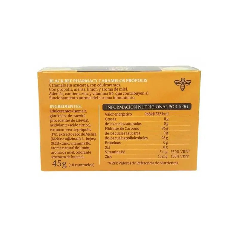 Black Bee Propolis Candies, 18 Candies