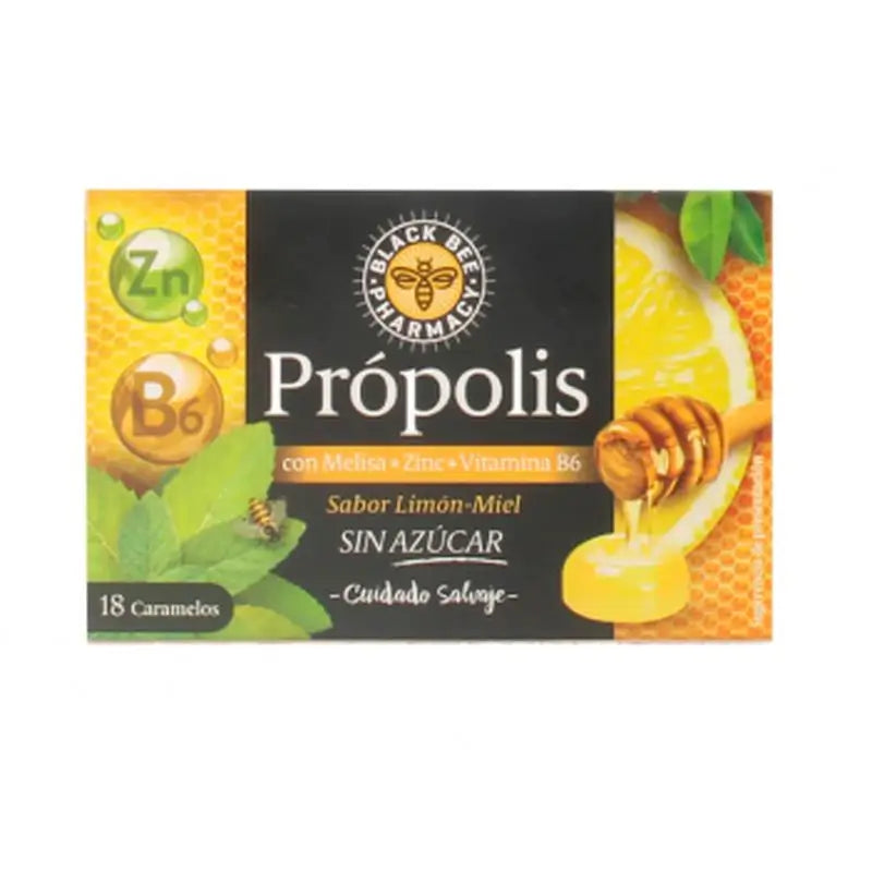 Black Bee Propolis Candies, 18 Candies