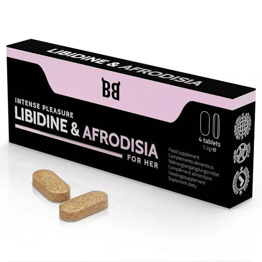 Blackbull By Spartan Libidine & Aphrodisia Intense Pleasure For Women 4 Capsules