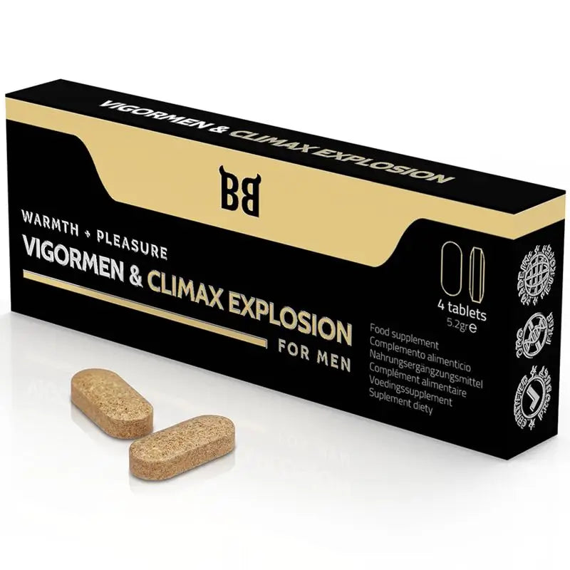 Blackbull By Spartan Vigormen & Climax Explosion Increased Pleasure For Men 4 Capsules