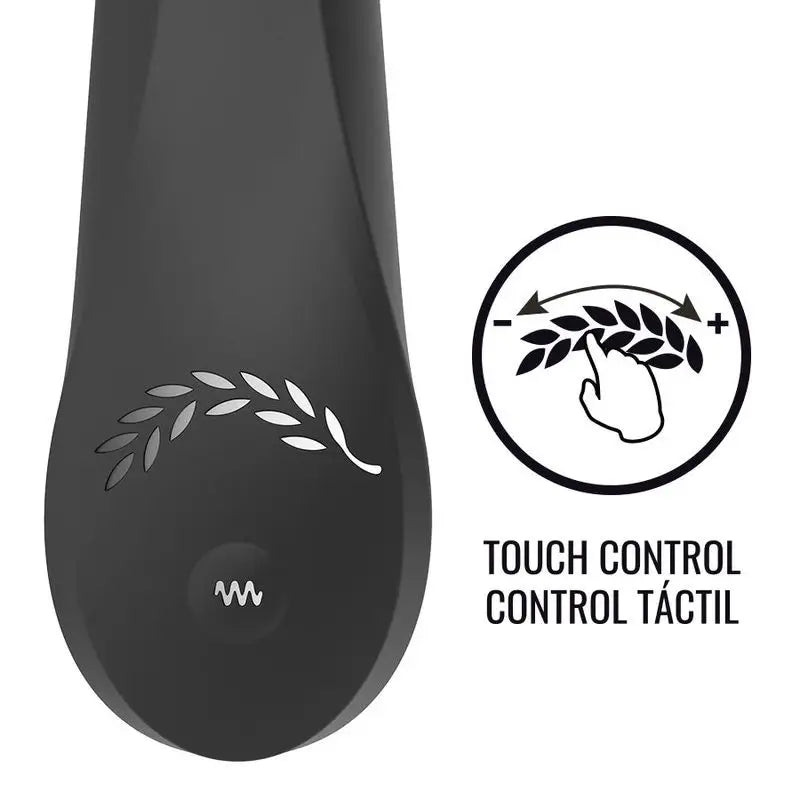 Black&Silver Kean Touch Control Vibrator