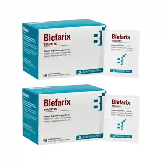 Blefarix Wipes 50 Sachets, Pack of 2