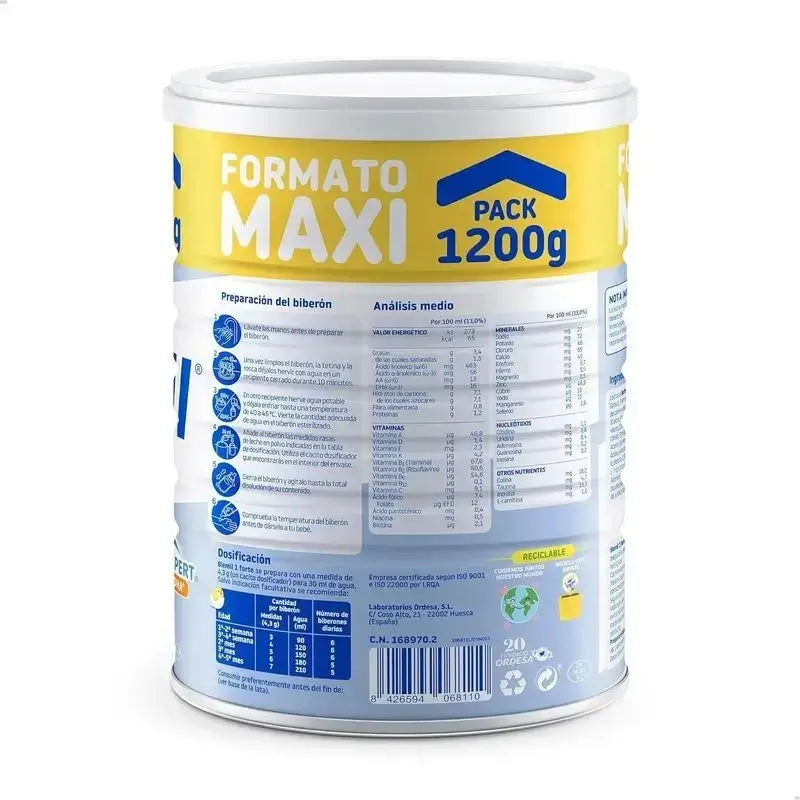 Blemil Plus 1 Forte, Pack 8 x 1200 grams