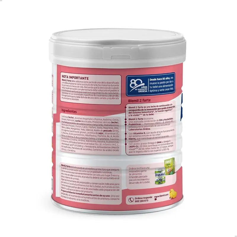 Blemil Plus Forte 2, Pack of 2 units of 800 grams