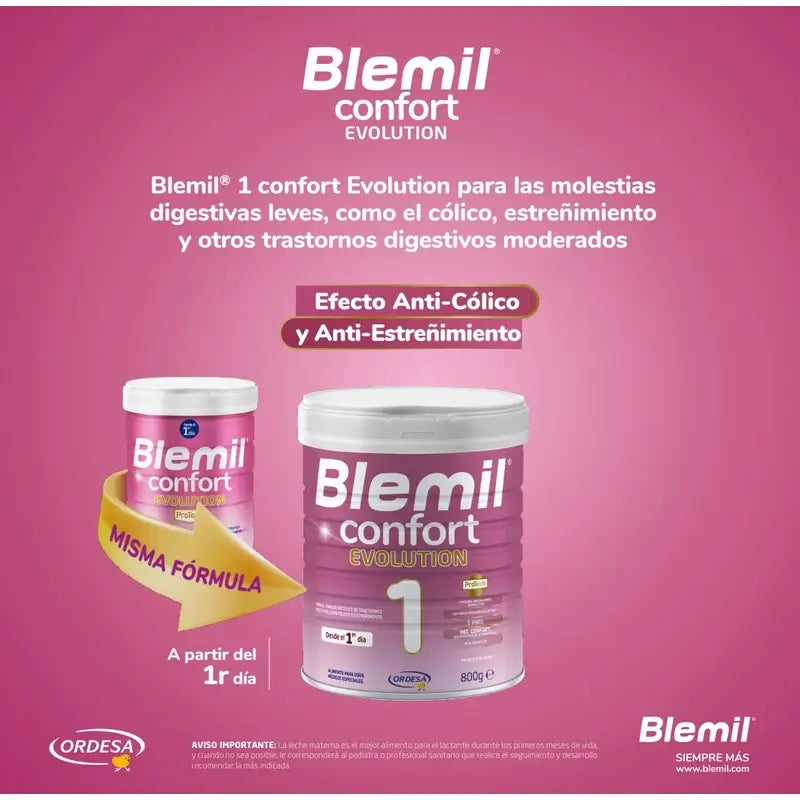 Blemil 1 Comfort Evolution, 800g