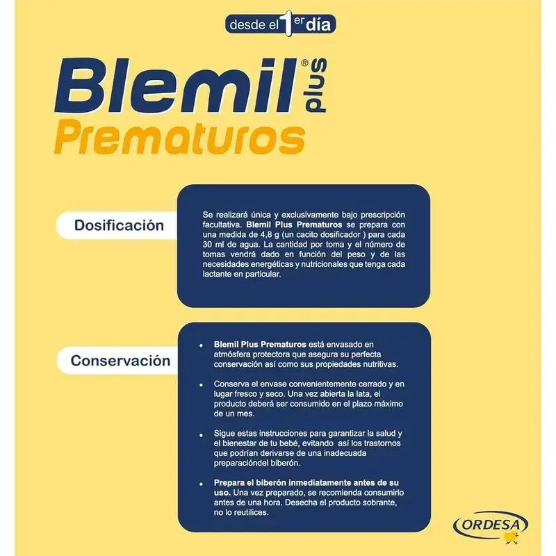 Blemil Plus Premature Infants, Pack 3 x 400g