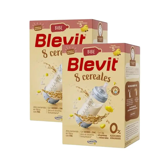 Blevit Infant Feeding Bibe 8 Cereals, 2X500 Grs