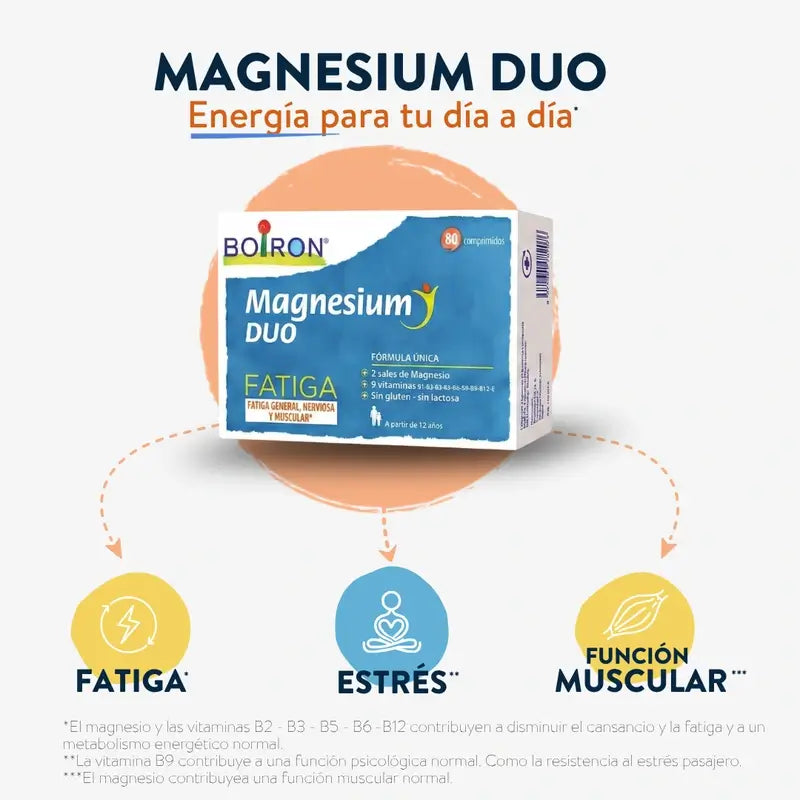 BOIRON Magnesium Duo 80 Tablets