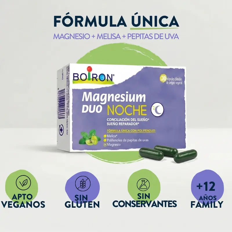BOIRON Magnesium Duo Night, 30 capsules
