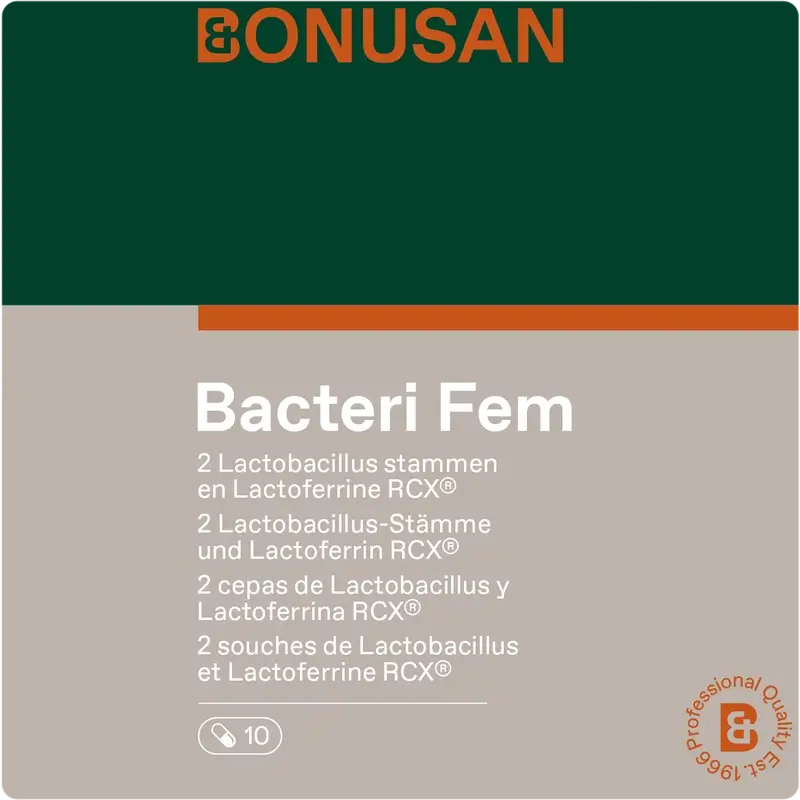 Bonusan Bacteri Fem, 10 capsules