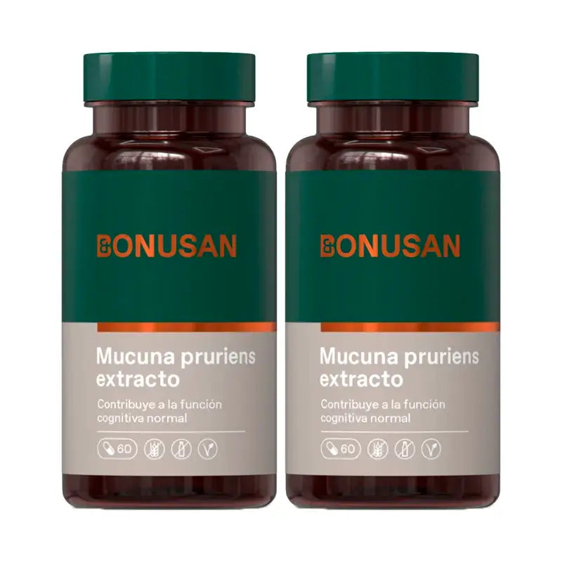 Bonusan Mucuna Pruriens Pack 2 x 60 capsules