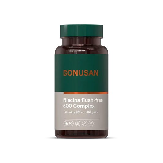 Bonusan Niacin Flush-Free 500 Complex , 60 capsules