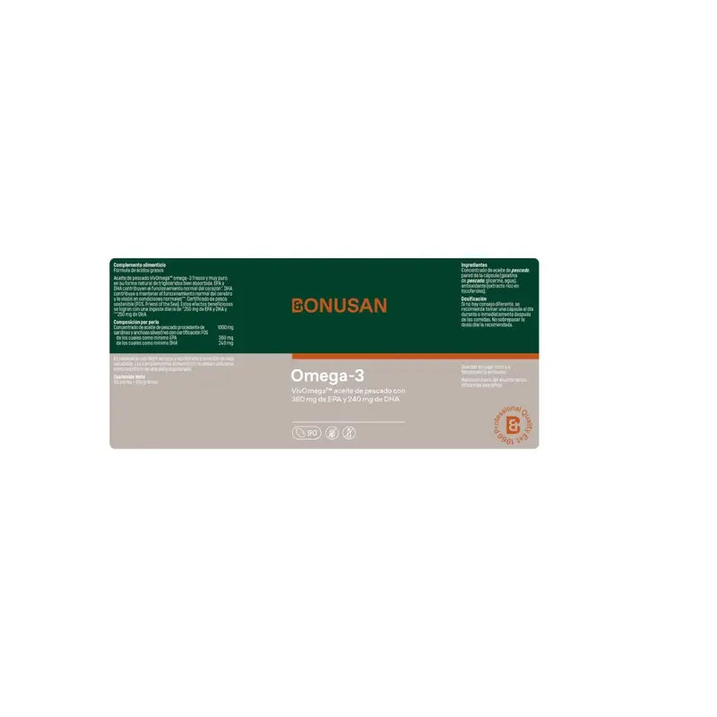 Bonusan Omega-3 Msc , 90 gel capsules