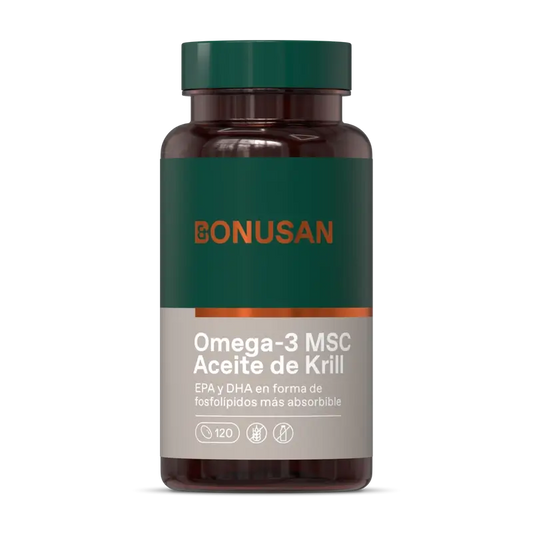 Bonusan Omega-3 Msc Krill Oil, 120 pearls