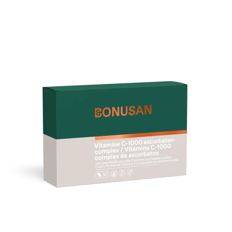 Bonusan Vitamin C-1000 Ascorbate Complex , 30 tablets
