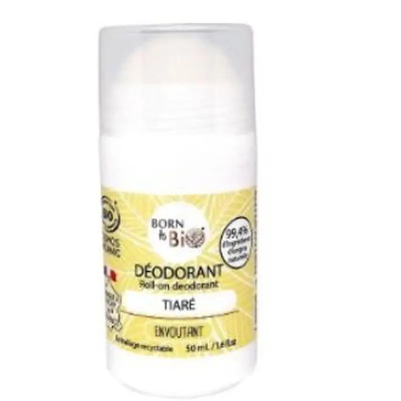 Born To Bio Deodorant Tiare 50Ml.  Bio