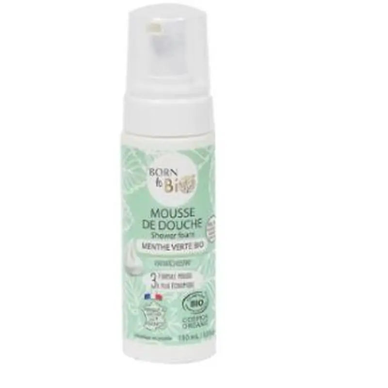 Born To Bio Green Mint Shower Foam 150Ml. Bio