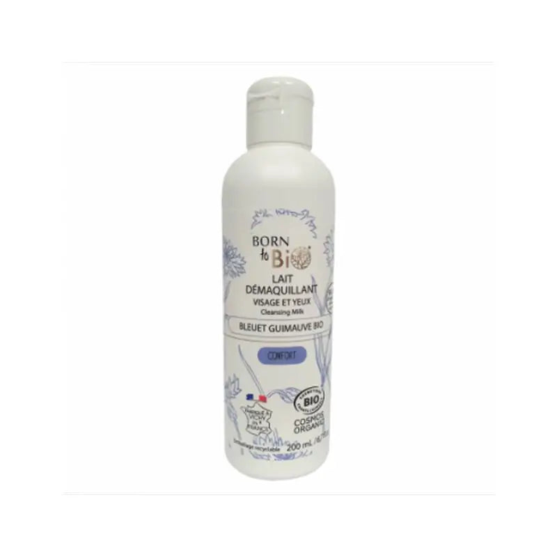 Born To Bio Cleansing Milk Rose & Blueberry Floral Water 200Ml. Bio