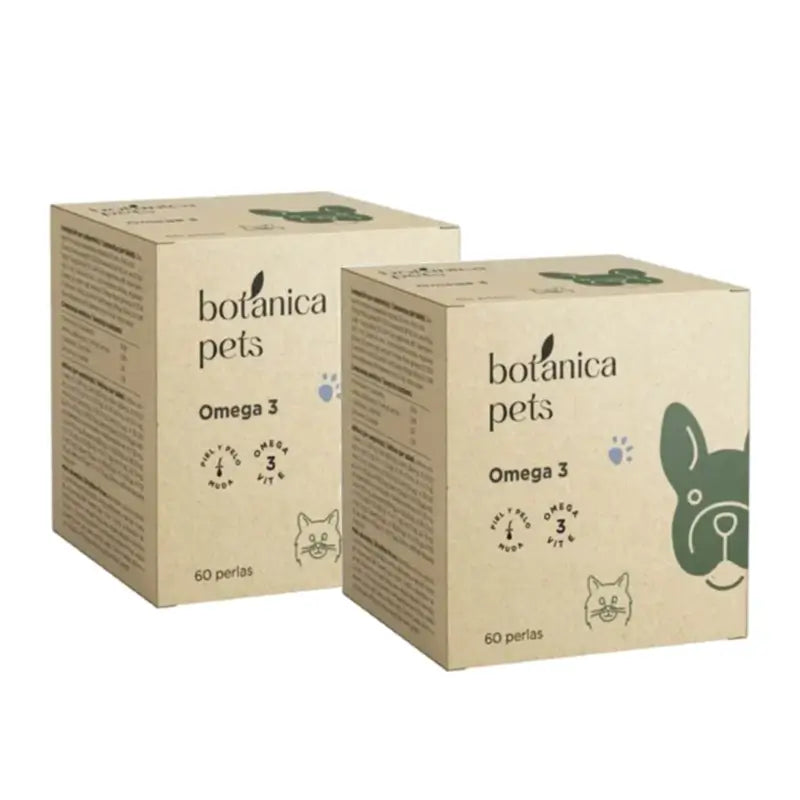 Botanicapets Omega 3 Pack of 2 x 60 softgel capsules