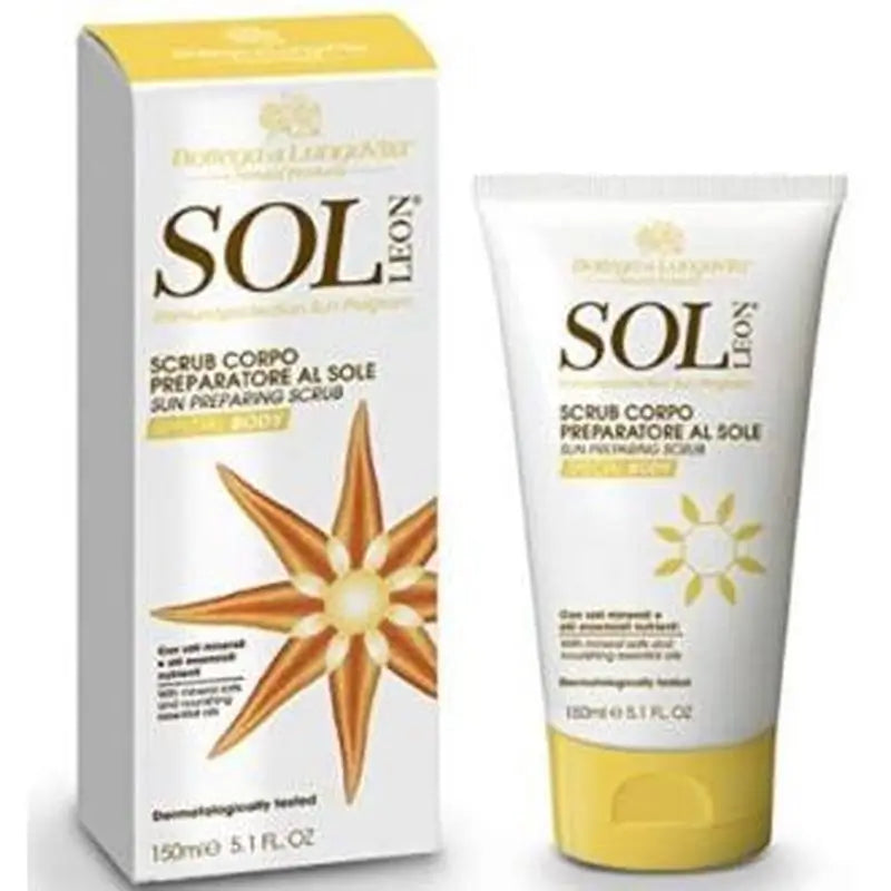 Bottega Di Lungavita Sol Leon Exfoliating Scrub Before Sun 150Ml.