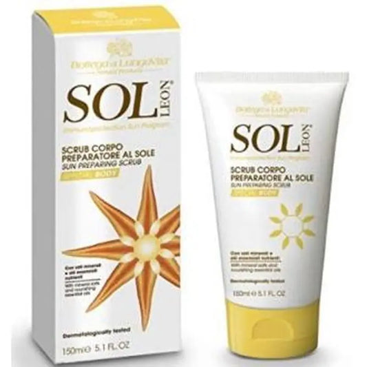 Bottega Di Lungavita Sol Leon Exfoliating Scrub Before Sun 150Ml.