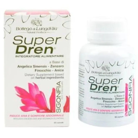 Bottega Di Lungavita Super Dren Sgonfia Capsules 60Cap.