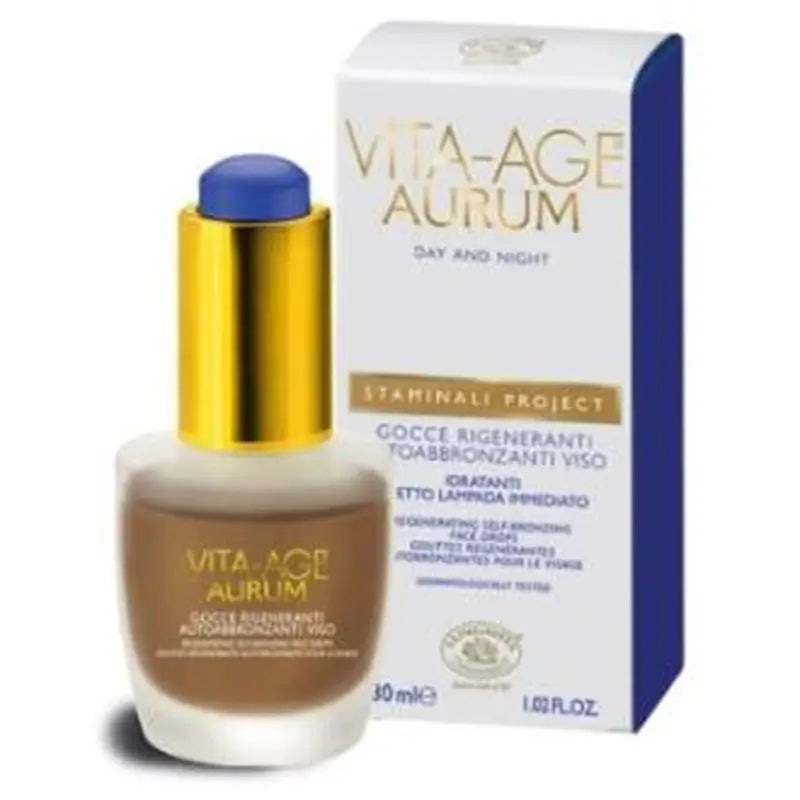 Bottega Di Lungavita Vita-Age Aurum Regenerating Anti-Aging Serum 30Ml.
