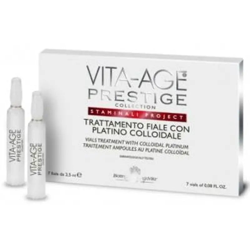 Bottega Di Lungavita Vita-Age Prestige Colloidal Platinum Ampoules 7Amp.