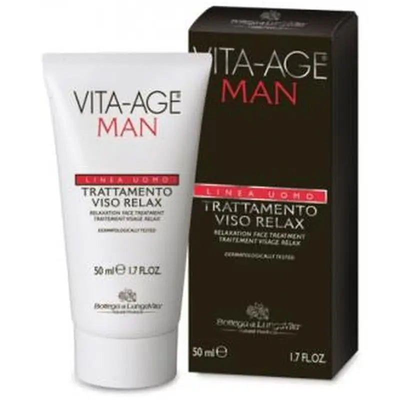 Bottega Di Lungavita Vita-Age Uomo Relaxing Face Treatment 50Ml.