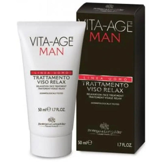 Bottega Di Lungavita Vita-Age Uomo Relaxing Face Treatment 50Ml.