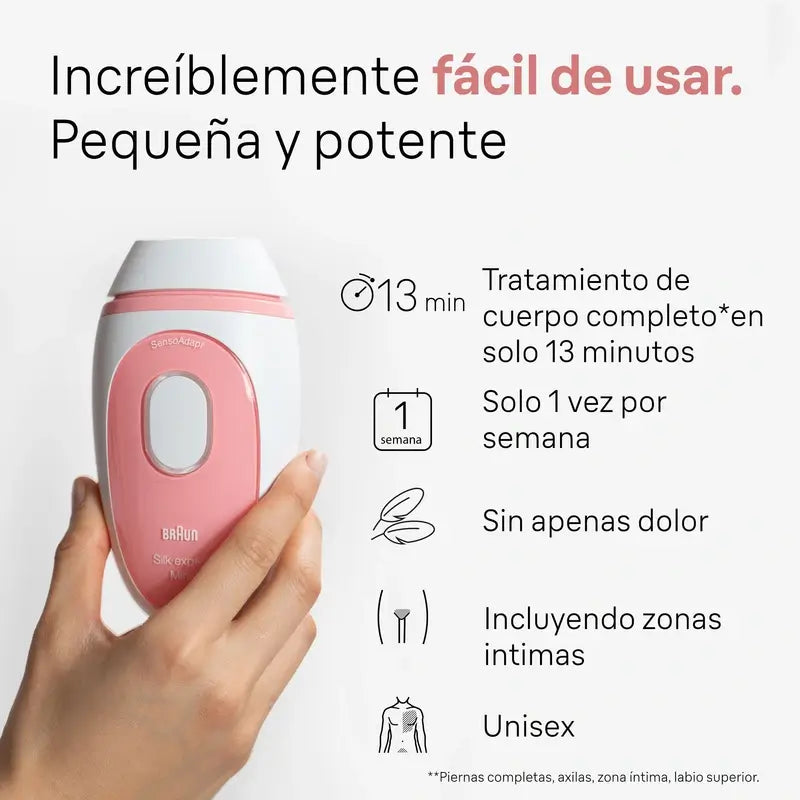 Braun Latest Generation Ipl Epilator Silk-Expert Mini Pl1000