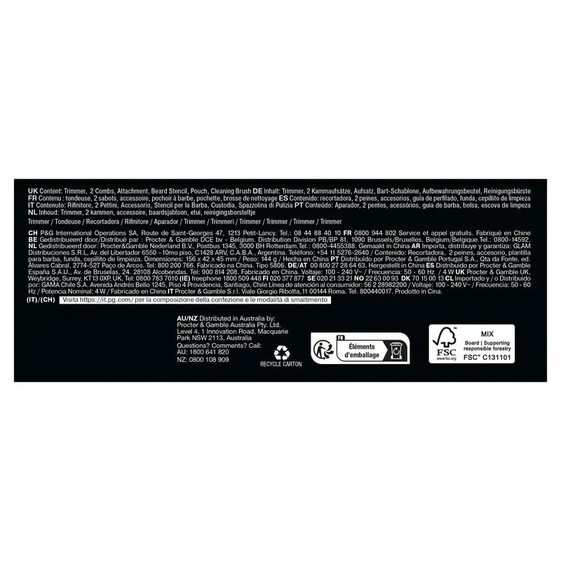Braun Series 7 Beard Trimmer 40 Lengths Bt7520