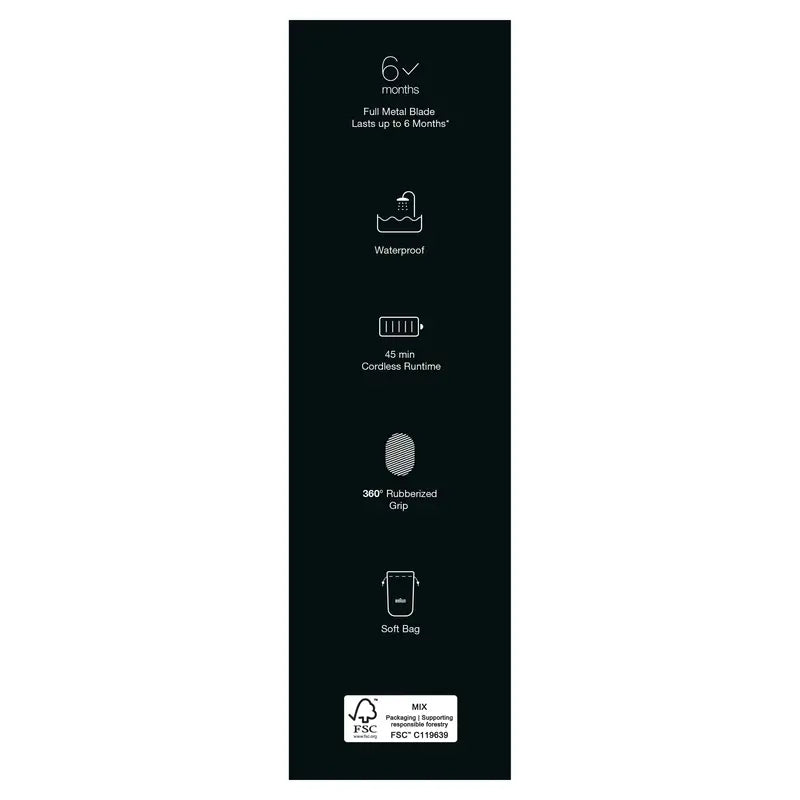 Braun X Series Xt3100 Beard Trimmer