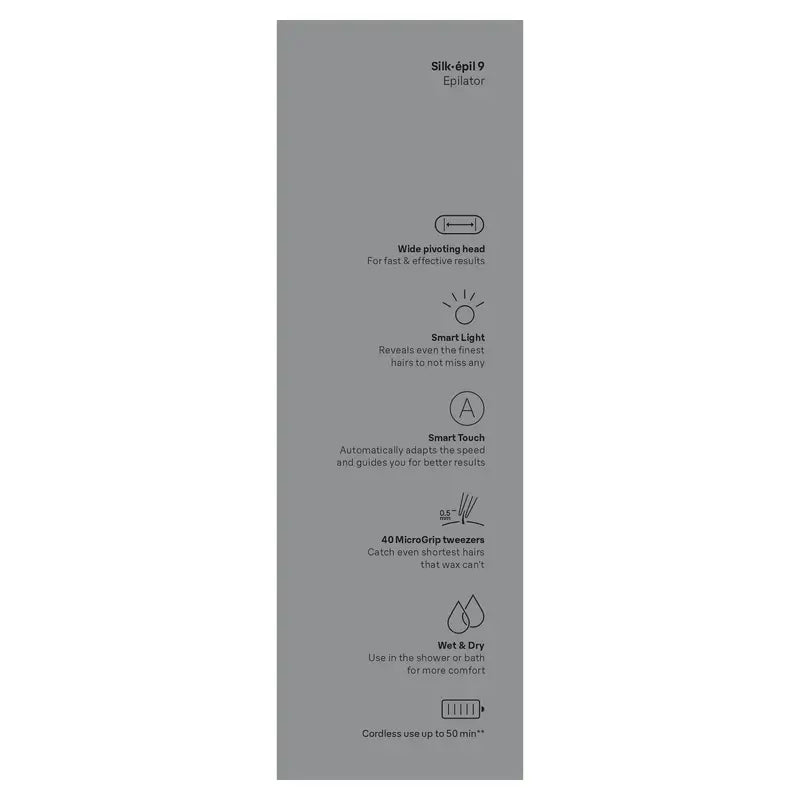 Braun Silk-Épil 9 SES9-000, Electric Epilator For Women