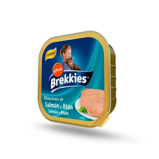 Brekkies Wet Cat Food – Salmon and Tuna, 100 g