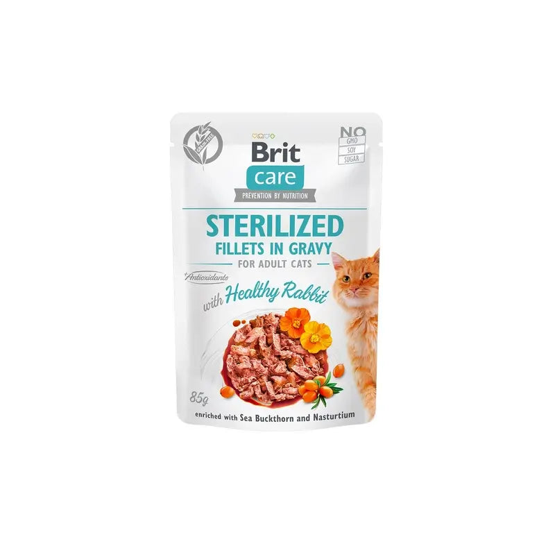 Brit Care Cat Sterilisation Cone Pouch 24 x 85 grams