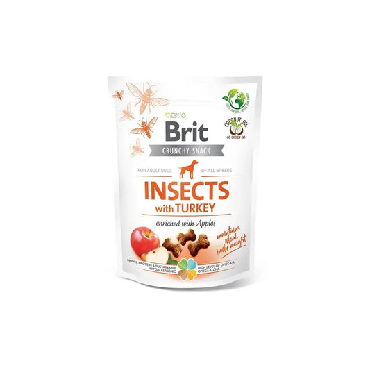 Brit Care Dog Crunchy Insects & Turkey 6x200g