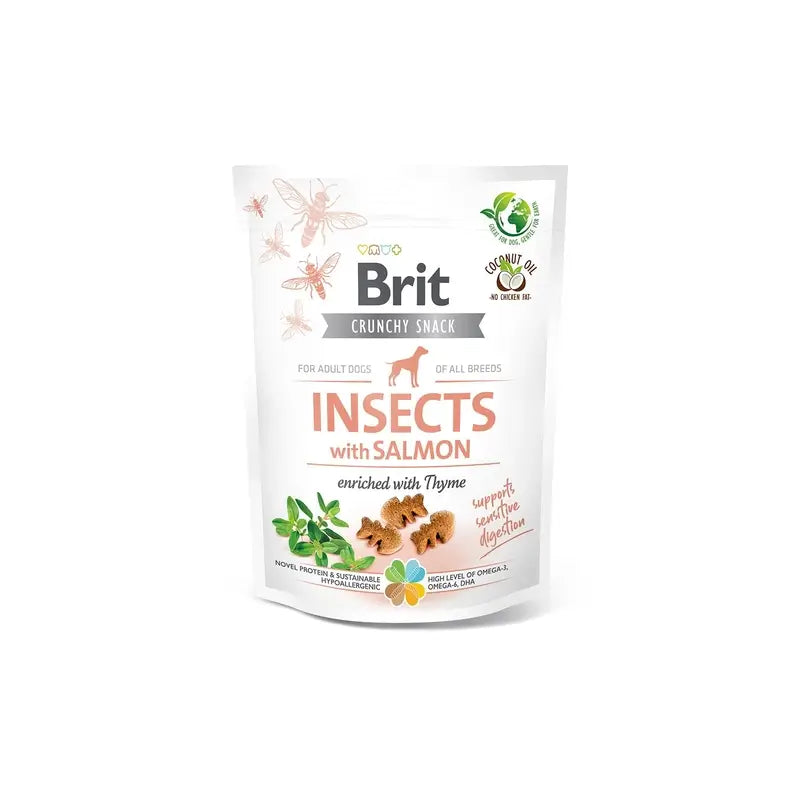 Brit Care Dog Crunchy Insects & Salmon 6x200g