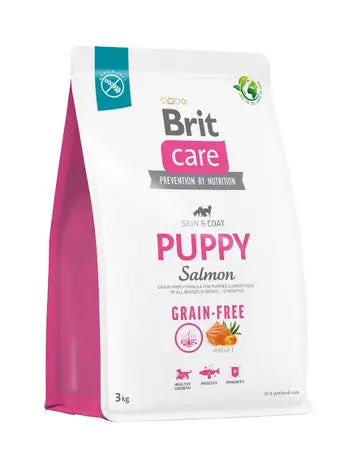 Brit Care Dog Grain-Free Junior for Large Breeds – Salmon, 3kg