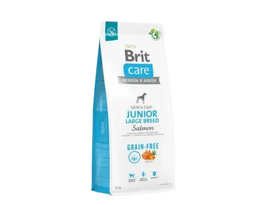 Brit Care Dog Grain Free Junior Large Salmon 12Kg for Dogs